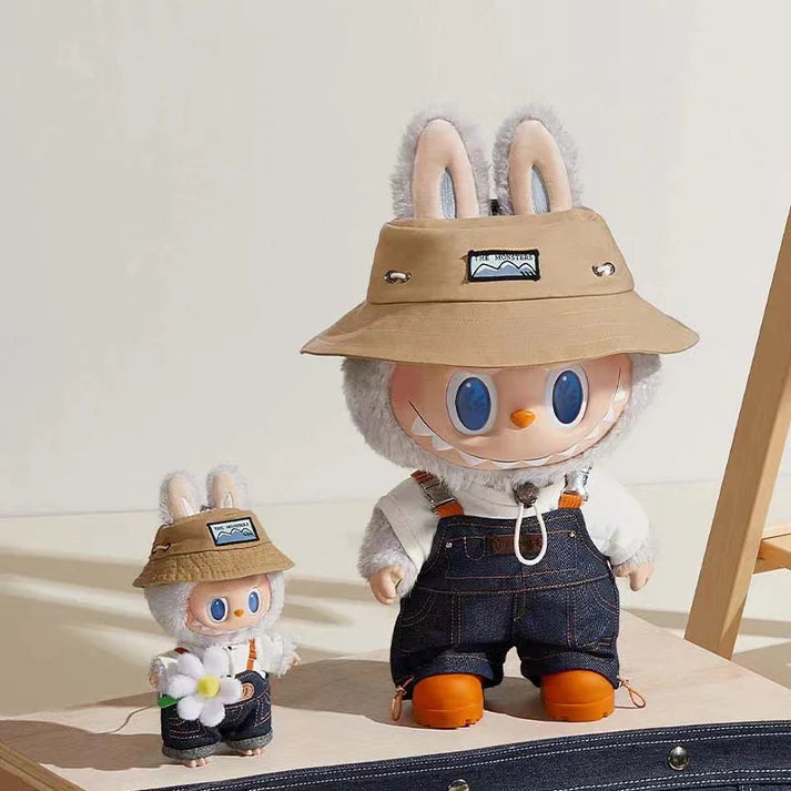 Labubu Fall in wild plush doll with key chain