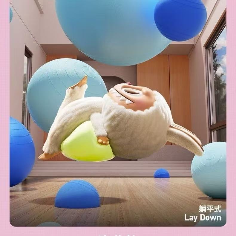 THE MONSTERS Lazy Yoga Series Figures Labubu