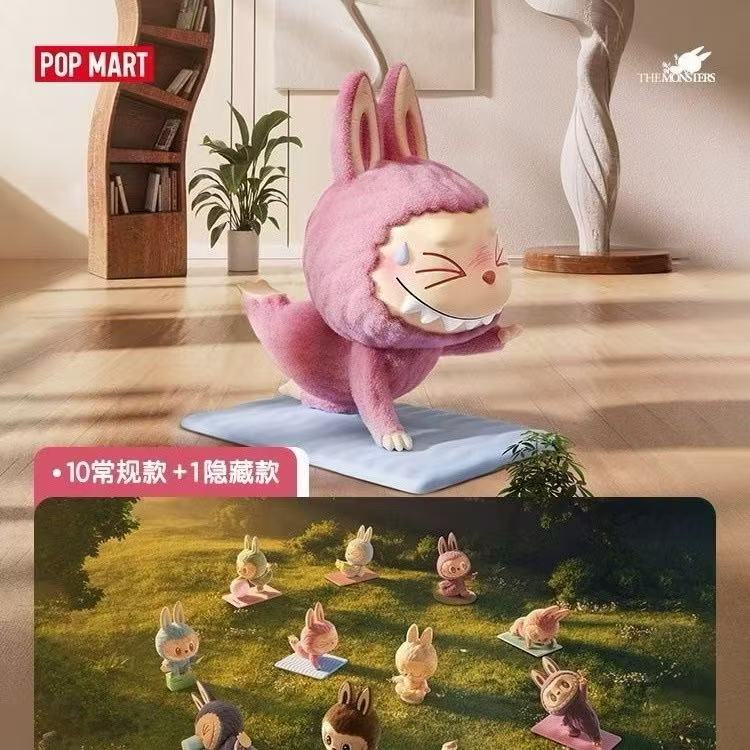 THE MONSTERS Lazy Yoga Series Figures Labubu