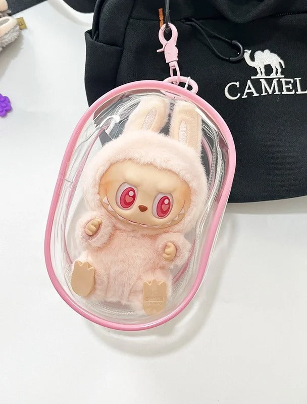 Labubu'Clear Bag for Labubu v1 and Labubu v2