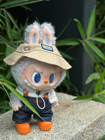 Labubu Fall in wild plush doll with key chain