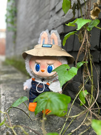 Labubu Fall in wild plush doll with key chain